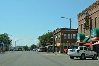 Main Street west at 9th Avenue.