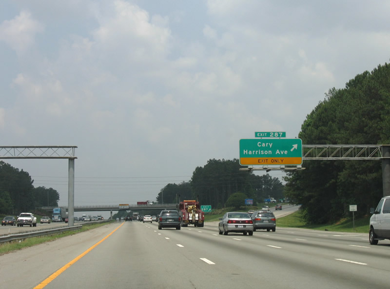 Interstate 40 West - Wake County - AARoads - North Carolina