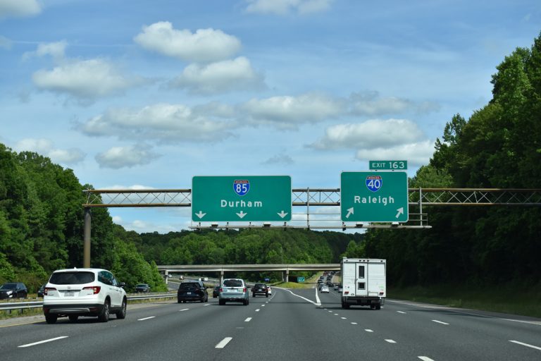I-40/85 east split - Hillsborough, NC