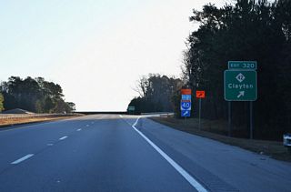 Veterans Parkway east from I-42/NC 36 to U.S. 70 in Clayton was downgraded from NC 42 to a state secondary route.