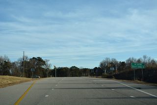 NC 36 overtook NC 42 west from I-42 to NC 50. NC 42 resumes west from there to the town of Fuquay-Varina. The eastern section of NC 42 runs from U.S. 70 in the town of Clayton to Wilson.