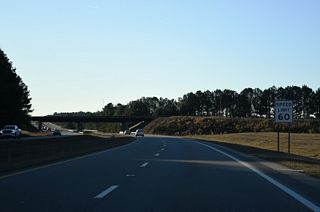 There are no exits along the 2.90 mile long route of U.S. 70 Bypass eastbound.
