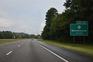 NC 38 is a continuation of S.C. 38 north from U.S. 501 near Marion, which overall comprise part of a route to Myrtle Beach, South Carolina and the Grand Strand.