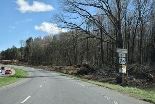Section E of the Shelby Bypass construction eliminates the intersection joining U.S. 74 and Long Branch Road (SR 2238).