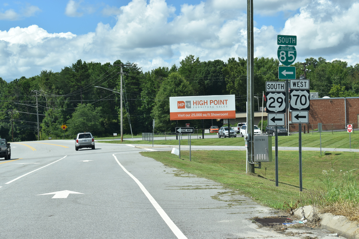 Business Loop I-85 - Lexington, High Point, Greensboro - AARoads - North  Carolina