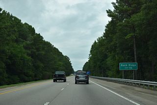 Heading west to Clayton, NC 42 travels through the rural communities of Rock Ridge and Buckhorn Crossroads.