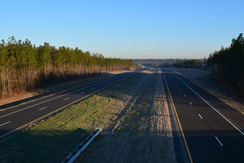 I-295 north of Black Bridge Rd - Parkton, NC