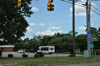 Stantonsburg Road (SR 1467) heads 0.96 miles west from Allen Road (SR 1203) in Greenville to the beginning of Interstate 587.