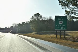 Prior to the establishment of I-795 in 2007, U.S. 117 overlapped with U.S. 264 east to the freeway leading south to Goldsboro.