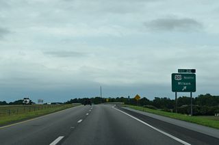 U.S. 301 constitutes a five lane commercial boulevard northeast into Wilson. U.S. 301 overlaps with U.S. 264 ALT along an arterial bypass east of Downtown.