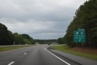 NC 111 maintains a northward heading from Interstate 587 toward Pinetops and Tarboro.