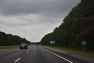 Interstate 587 travels 19.66 miles across Wilson County to enter Greene County.