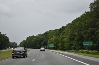 Bypassing Farmville to the north, Interstate 587 continues east 15 miles to Greenville.