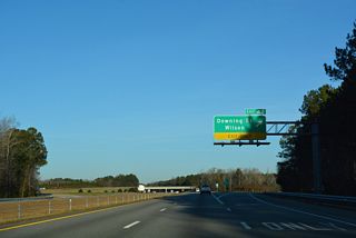 Exit 22 was previously Exit 42 using the U.S. 264 mileposts.