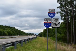 I-587/795-U.S. 264 east next span Contentnea Creek.