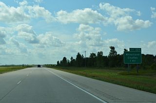 Cass County Route 5 (149th Avenue SE) connects with I-94/U.S. 52 at Exit 324, two miles south of Wheatland.
