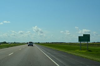 I-94/U.S. 52 continue one mile west to Exit 338 for 163rd Avenue SE at the city of Mapleton.