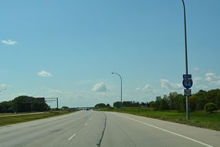 I-94/U.S. 52 west of the end of U.S. 10. U.S. 10 historically extended west to Seattle, Washington. The route was replaced by the construction of I-94 and I-90 and subsequently truncated east to West Fargo by 1987.