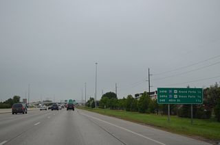 A cloverstack interchange connects I-94/U.S. 52 west with I-29/U.S. 81 at Exit 349. I-29/U.S. 81 south to Exit 23 leads motorists to Wahpeton.