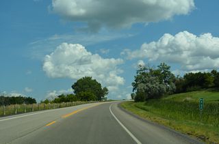 Business Loop I-94 east at Milepost 932 outside the Valley City limits.