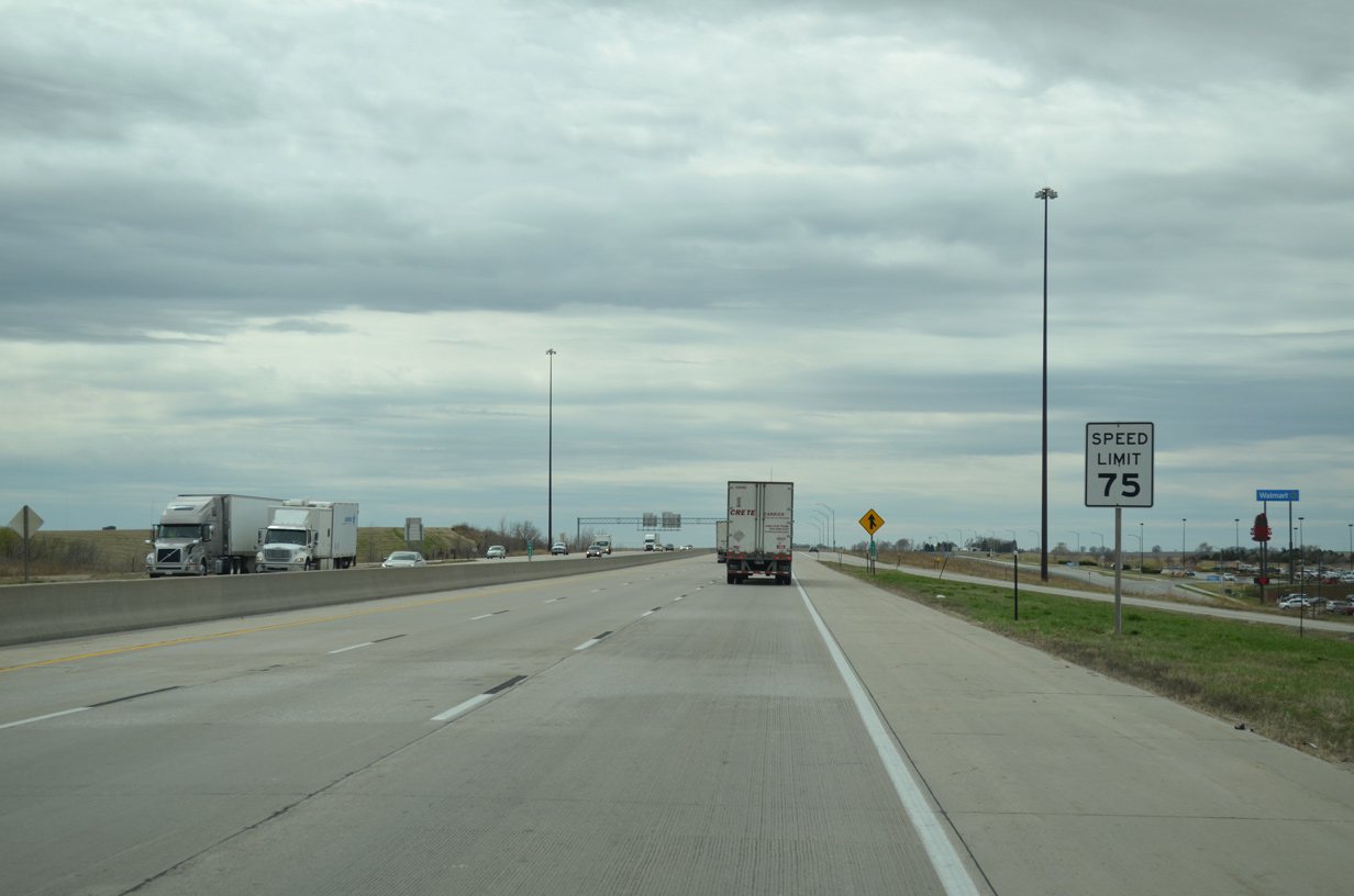 Interstate 80 West - Omaha - AARoads - Nebraska Speed Limit On I 80 In Nebraska
