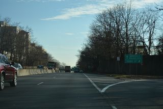 Perry Street west leads to U.S. 206 (Broad / Warren Streets) at Bank Street and east to Clinton Avenue at Lincoln Avenue.