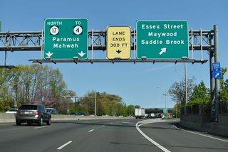 New Jersey Route 17 north at Essex Street in Lodi