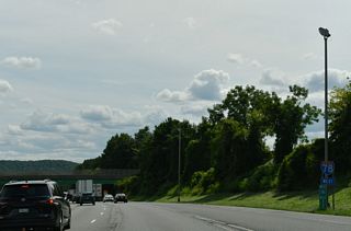Interstate 78 encircles Alpha on the final three miles to the Delaware River. This portion of freeway opened to traffic on November 21, 1989 (Delaware River Joint Toll Bridge Commission, 2014).