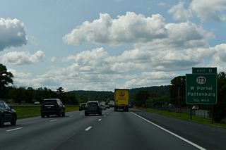 Route 173 remains alongside I-78/U.S. 22 west to a modified diamond interchange (Exit 11) at CR 614 (Pattenburg Road)