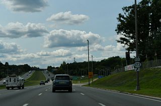 Route 173 separates from I-78/U.S. 22 west at a half diamond interchange (Exit 13) and follows the north service road to Perryville.