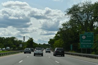 Route 173 (Main Street) ties into I-78/U.S. 22 at a parclo interchange (Exit 15) with County Route 513 (Pittstown Road) just west of the Raritan River South Branch.