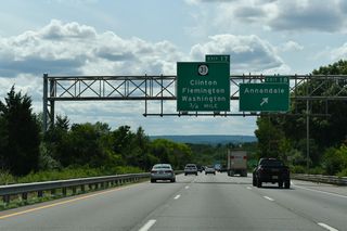 Exit 18 joins Beaver Avenue (CR 626), the former alignment of U.S. 22, west through Annandale to Route 173 and Route 31 outside Clinton.