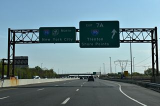 Construction on Interstate 195 commenced in 1968, with most the route complete between White Horse and Belmar by 1981. The western section to the Trenton Belt Line fully opened by 1990.