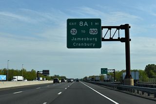 Route 32 (Forsgate Drive) leads 1.18 miles west from CR 612 (Forsgate Drive) and the New Jersey Turnpike to U.S. 130 at Friendship Road in South Brunswick Township.