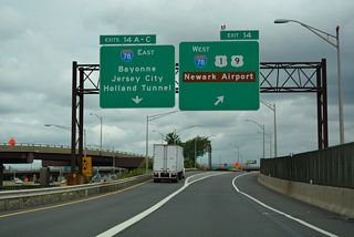 Interstate 78 travels west from the North Jersey urban area to Easton, Bethlehem and Allentown, Pennsylvania. I-78 east to Route 440 south leads motorists to the Bayonne Bridge and Staten Island.