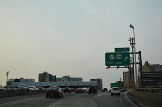 Following Lemoine Avenue north to U.S. 9W (Fletcher Avenue) and Palisade Avenue south to Route 5 (Central Boulevard), Route 67 measures 1.86 miles in length, wholly within Fort Lee.