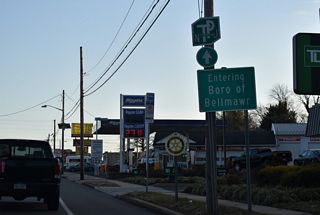 Route 168 (Black Horse Pike) continues south from I-295 through the borough of Bellmawr to the New Jersey Turnpike access road at Exit 3.