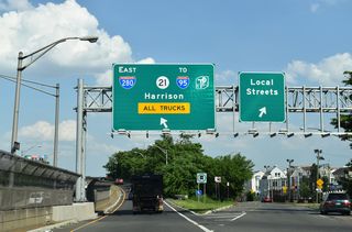 Freeway Drive, a service road along the south side of I-280 through East Orange and Newark, concludes east at an entrance ramp above Exit 13 and Gould Place at the Lower Roseville neighborhood.