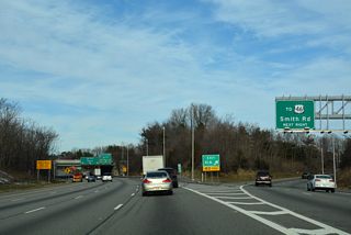 U.S. 46 parallels I-80 through most of North Jersey, extending east to the George Washington Bridge and west to Columbia near Delaware Water Gap.