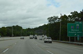 CR 511 Alternate runs 7.39 miles south from CR 511 at Exit 55 to U.S. 202 in Lincoln Park. CR 511 north leads to Wanaque Reservoir in the borough of Ringwood.