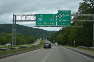Route 17, a multi-state route between Kearny, New Jersey and the Pennsylvania state line at Mina, ties into I-287 at the final Garden State exit.