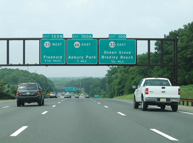 Garden State Parkway North Wall Township Woodbridge - - New