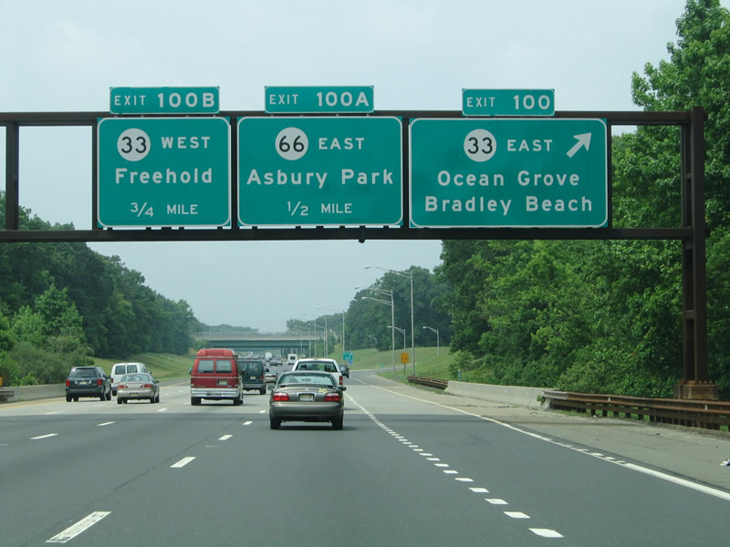 Garden State Parkway North Wall Township Woodbridge - - New