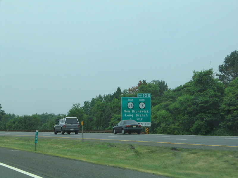 Garden State Parkway North Wall Township To Woodbridge Aaroads