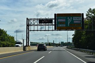 The Exit 1 Toll Plaza was constructed away from the old one due to space constraints due to the proximity of nearby U.S. 40 (Wiley Road) and Soders Road.
