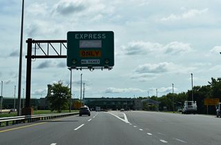 The Exit 1 Toll Plaza built in 2005 included 14 attended toll booths and two E-ZPass lanes per direction.