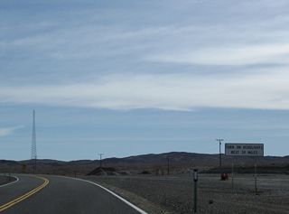 A safety measure along rural two lane highways such as U.S. 6/95 in Nevada is the requirement of headlight use during all hours of the day.