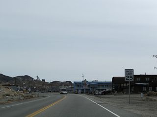 U.S. 6/95 advance east along Main Street to Downtown Tonopah. Depot Road ties into Main Street across from Cutting Street where U.S. 6/95 expand to four lanes.
