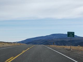 Grefco Mine Road stems south from U.S. 6 to an open pit mine.