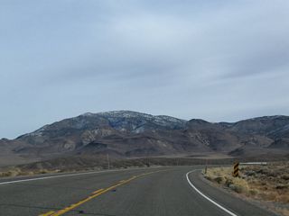 U.S. 6 (Grand Army of the Republic Highway) navigates through a series of S-curves to the southwest of Miller Mountain (elevation 8,729 feet above sea level).